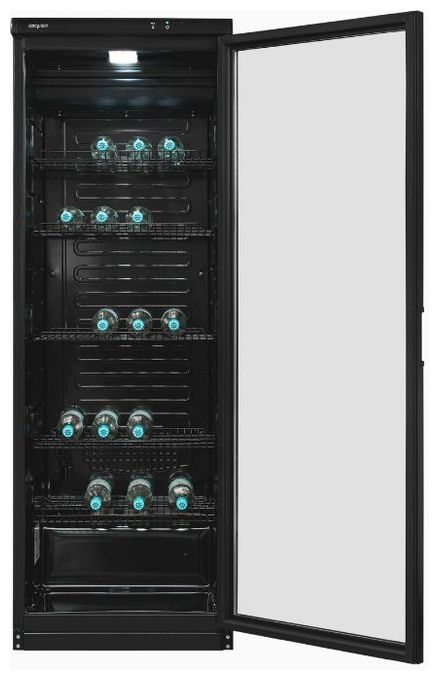 320 l / 320 l Kühlschrank freistehend EEK: D 744 kWh Jahr  GKS350-1-GT-280D (Schwarz) 