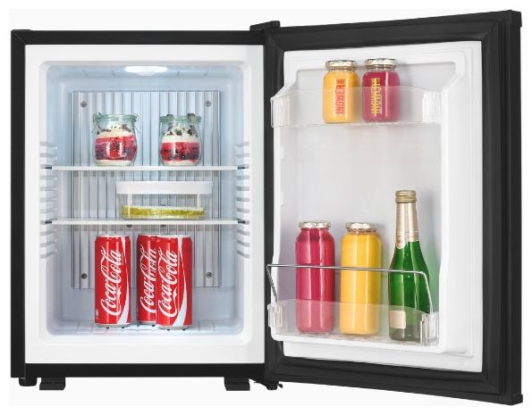 33 l 59,8 cm Tischkühlschrank EEK: F 89 kWh Jahr  KB40-V-S-460F (Schwarz) 