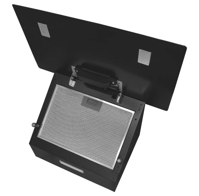 Umluft Dunstabzugshaube/Esse Wand 60 cm (Schwarz) KFD60-020 