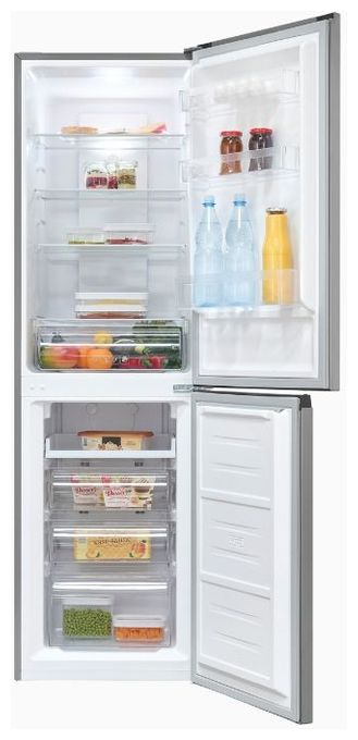 165 l / 82 l Kühl-Gefrierkombi freistehend NoFrost 181 kWh Jahr  KGC250-85-NF-040D (Edelstahl) 