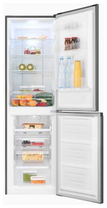 165 l / 82 l Kühl-Gefrierkombi freistehend NoFrost 181 kWh Jahr  KGC250-85-NF-040D (Edelstahl) 