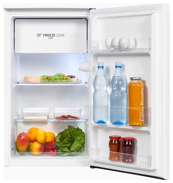 82 l / 75 l Tischkühlschrank EEK: E 125 kWh Jahr  KS117-3-010E (Weiß) 