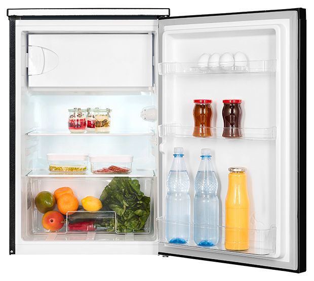 107 l / 94 l Tischkühlschrank EEK: C 87 kWh Jahr  KS16-4-051C (Schwarz, Grau) 