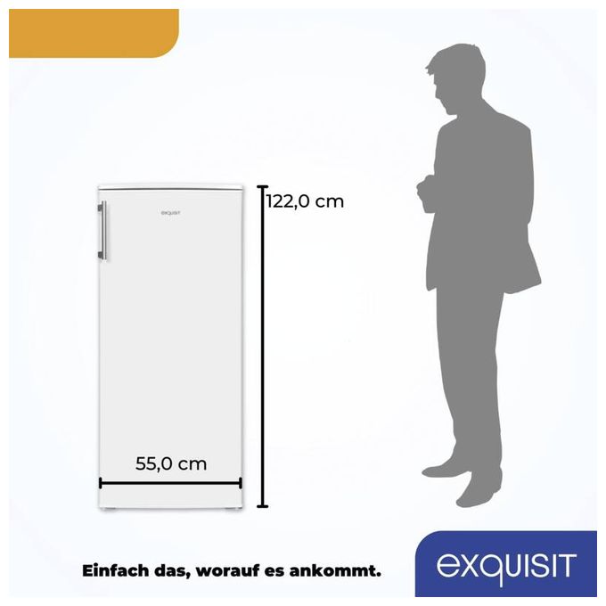 190 l / 176 l Kühlschrank freistehend EEK: E 143 kWh Jahr  KS185-4-H-040E (Weiß) 
