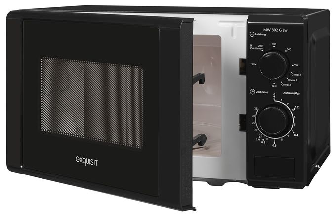 Standgeräte Solo 700 W Größe: klein 5 Stufen Grill  MW802 (Schwarz) 