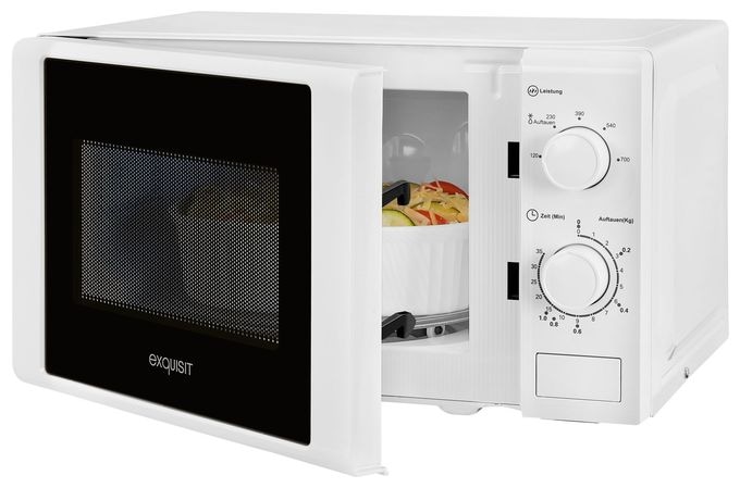 Freistehende Mikrowelle 700 W Größe: klein 5 Stufen  MW900-030 (Weiß) 