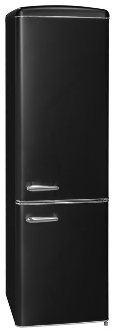 181 l / 63 l Kühl-Gefrierkombi freistehend 201,85 kWh Jahr  RKGC250-70-H-160E (Schwarz) 