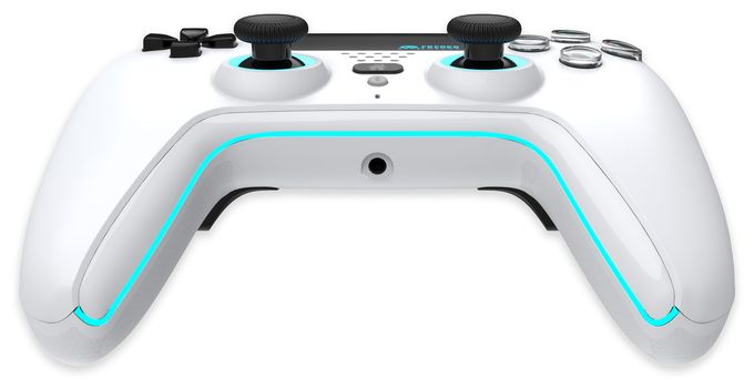 Gamepad für Android, PC, PlayStation 5, iOS  HW-1019 Wireless Bluetooth Controller (Schwarz, Weiß) 