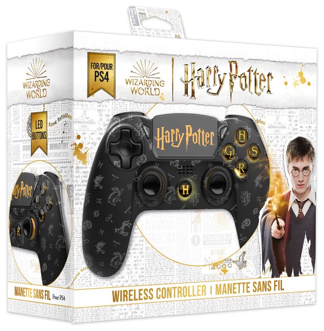 Gamepad für PlayStation PS4  Wireless Controller Harry Potter (Schwarz) 