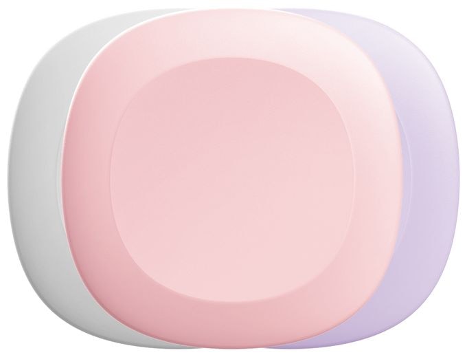 Apple Find My, Google's Find Hub (Weiß, Pink, Violett) 185816 Schlüsselfinder 4er Set 