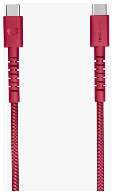 Stecker Rundkabel USB C auf USB C bis 100 W 2 m  2CCC201BR (Rot) 