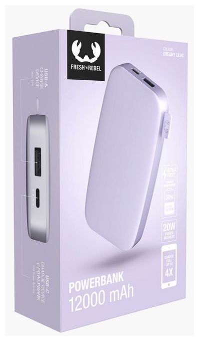 12000 mAh Powerbank USB Typ-C  2PB12100DL (Lila) 