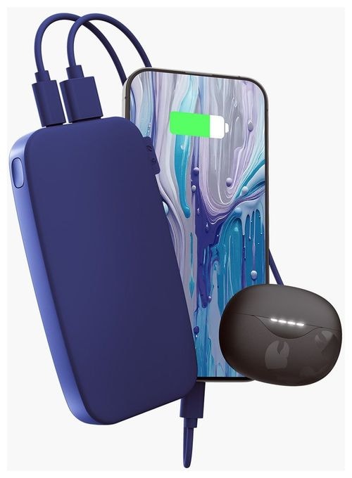 12000 mAh Powerbank USB Typ-C  2PB12100TB (Blau) 