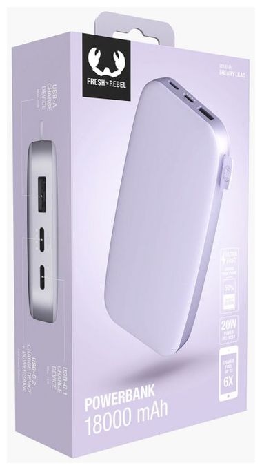 18000 mAh Powerbank USB Typ-C  2PB18100DL2 (Lila) 