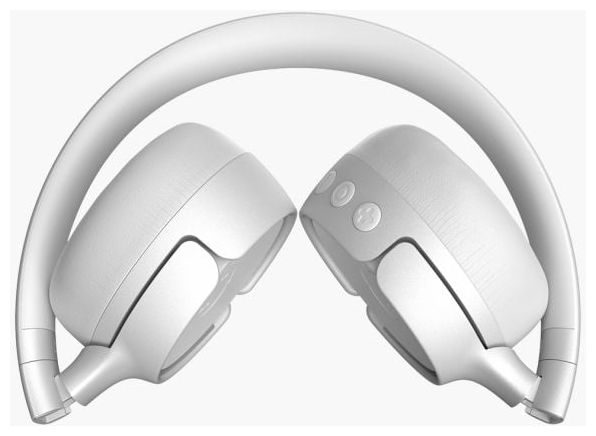 Ohraufliegender Bluetooth Kopfhörer kabellos 30 h Laufzeit USB Typ-C  Code Fuse (Hellgrau) 