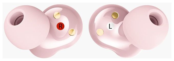 In-Ear Bluetooth Kopfhörer kabellos 7 h Laufzeit USB Typ-C  Twins Breez (Pink) 