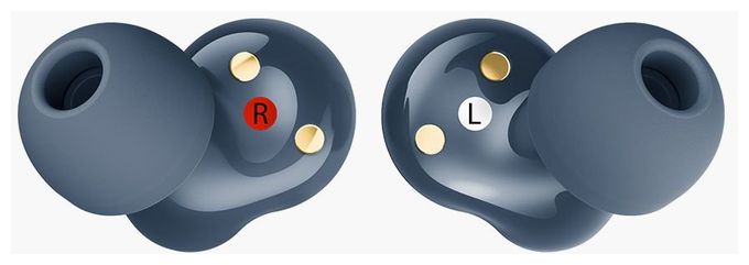 In-Ear Bluetooth Kopfhörer kabellos 7 h Laufzeit USB Typ-C  Twins Breez (Blau) 