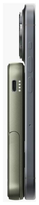 5000 mAh Powerbank USB Typ-C Kabelloses Laden  Wireless Magnetic (Grün) 