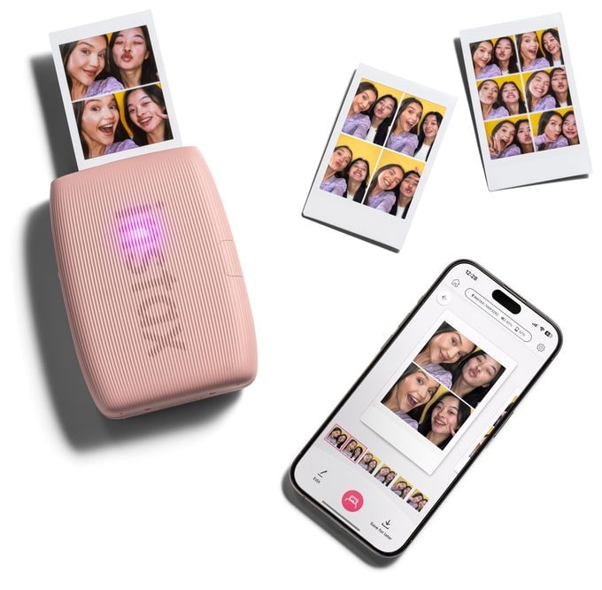 2.4" x 1.8" (6.2x4.6 cm) Foto Drucker 800 x 600 DPI  Instax Mini Link3 (Rose) 