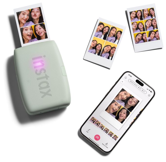 2.4" x 1.8" (6.2x4.6 cm) Foto Drucker 800 x 600 DPI  Instax Mini Link3 (Salbei) 