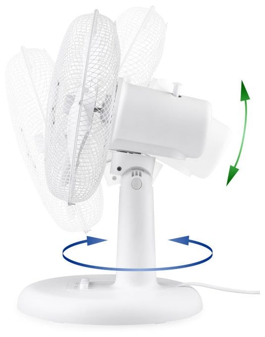 Ventilator Tisch 55 dB  Ven35 (Weiß) 