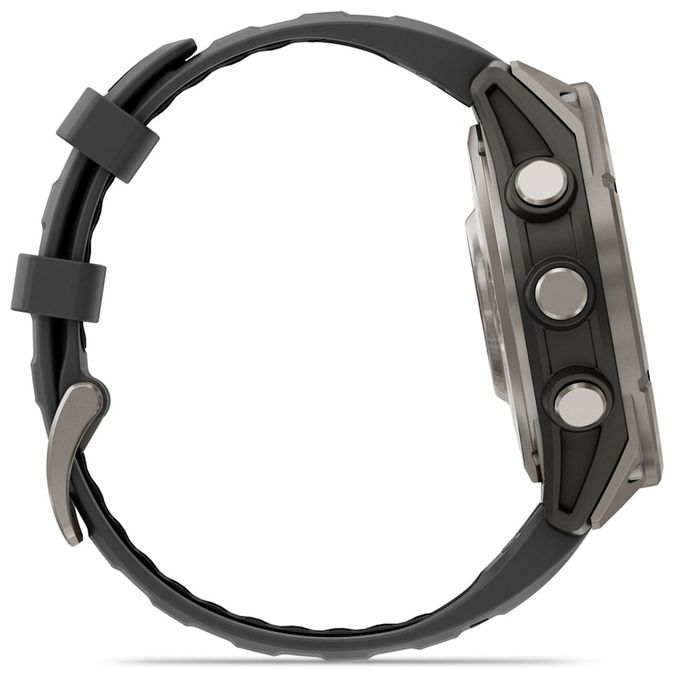 Digital 47 mm Smartwatch Rund 360 h  Fenix 8 Pro (Graphit, Titan) 