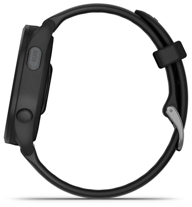 Digital 43 mm Smartwatch Rund  Forerunner 165 (Schwarz) 