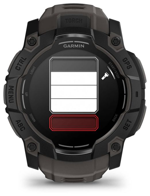 50 mm Smartwatch Rund  Instinct 3 Solar (Schwarz) 