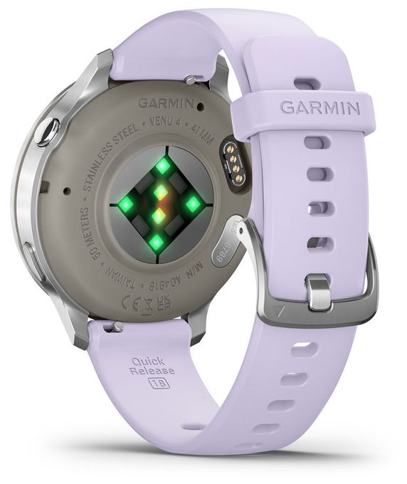 Digital 41 mm Smartwatch Rund 432 h  Venu 4 (Silber) 