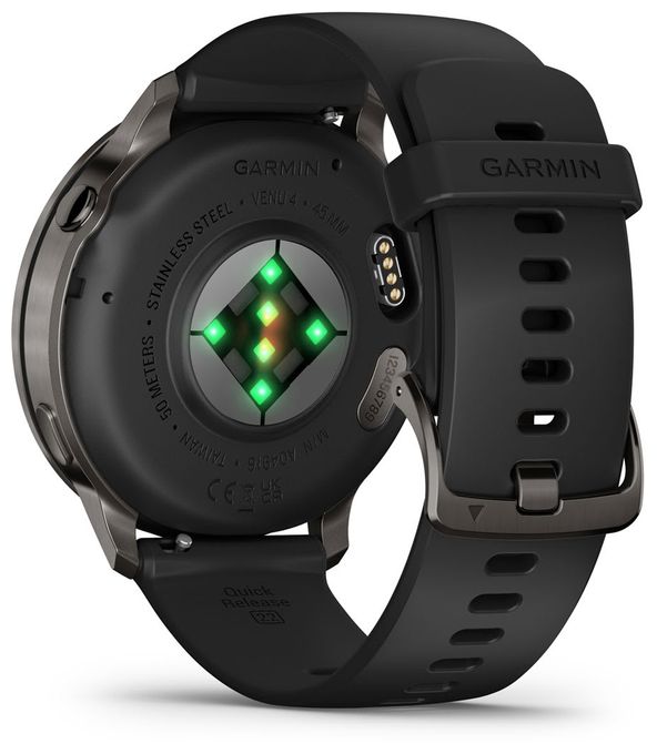 Digital 45 mm Smartwatch Rund 600 h  Venu 4 (Schwarz) 