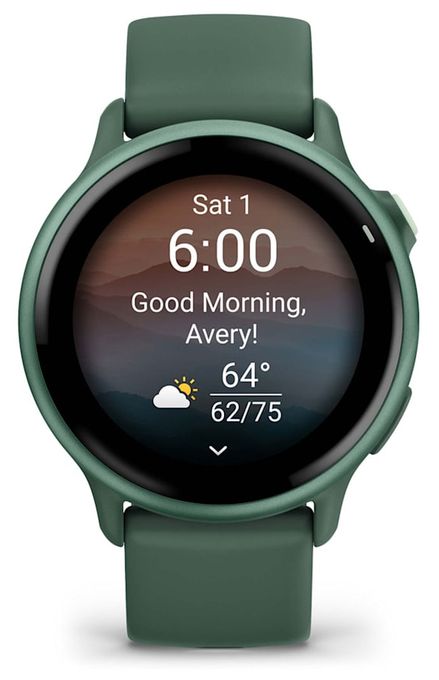 Digital 42 mm  Smartwatch Rund 264 h  Vívoactive 6 (Grün) 
