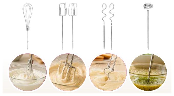 Handmixer 1000 W 5 Stufen  40984 PowerMix Air (Edelstahl) 