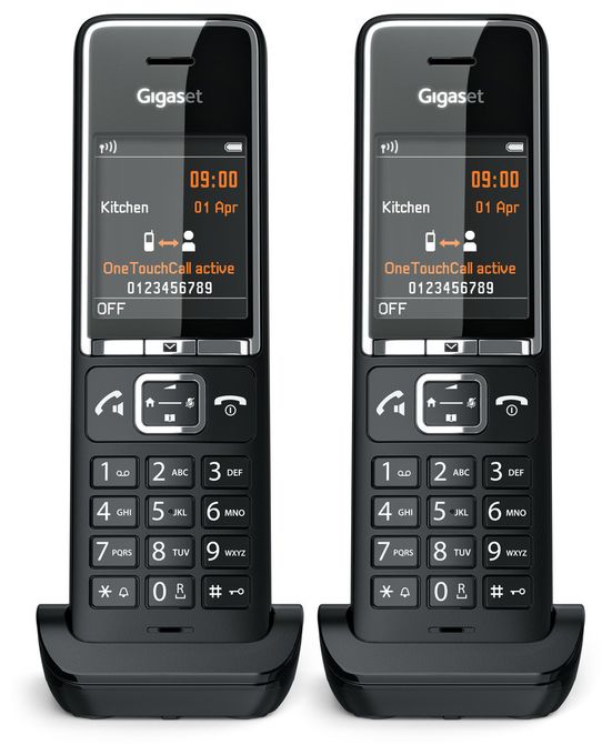 Analoges/DECT-Telefon  Comfort 550HX Duo (Schwarz) 