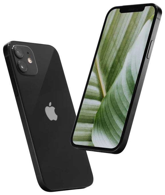 64 GB 5G Smartphone 15,5 cm (6.1 Zoll) IOS 12 MP Dual Kamera Dual Sim  Apple iPhone 12 refurbished (Schwarz) 
