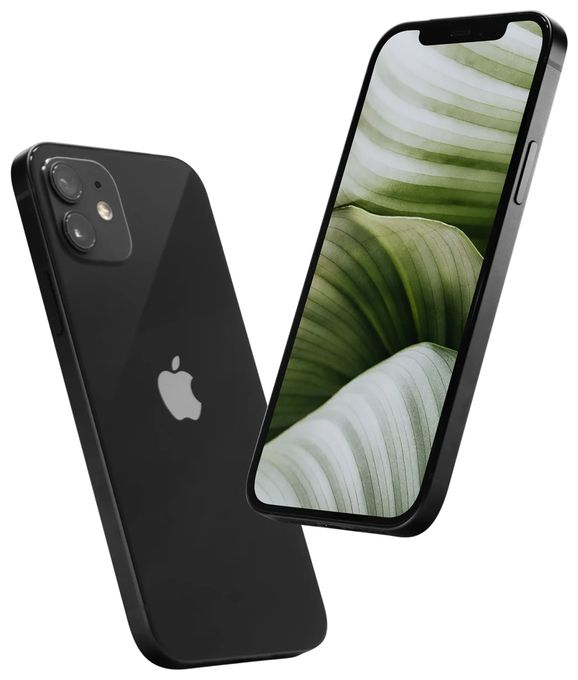 128 GB 5G Smartphone 13,7 cm (5.4 Zoll) IOS 12 MP Dual Kamera Dual Sim  iPhone 12 mini refurbished (Schwarz) 