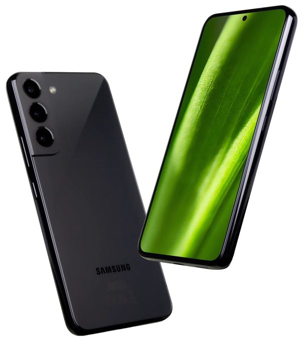128 GB 5G Smartphone 15,5 cm (6.1 Zoll) 2,8 GHz Android 50 MP Dreifach Kamera Dual Sim  Samsung Galaxy S22 refurbished (Schwarz) 
