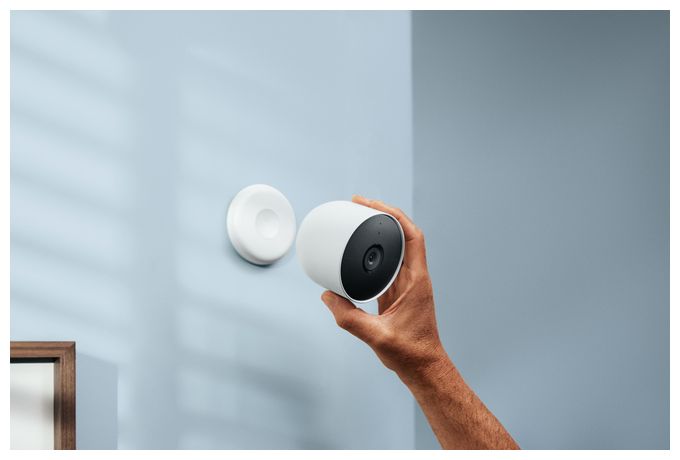 1920 x 1080 Pixel IP-Sicherheitskamera IP65 Innen & Außen Nachtsicht  Nest Cam (Weiß) 