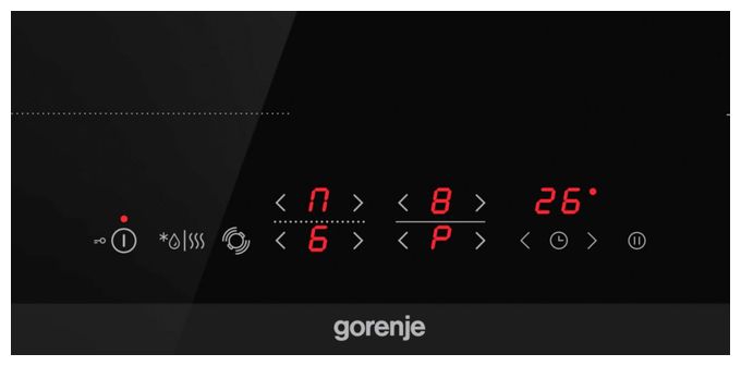 Glaskeramik Kochfeld/Herdplatte 4 Zone(n) ECT643BX autarkes 60 cm 