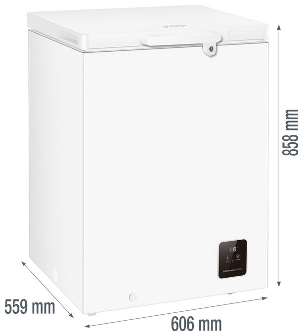 Tiefkühltruhe Freistehend 182 kWh Jahr FH15E6W5 