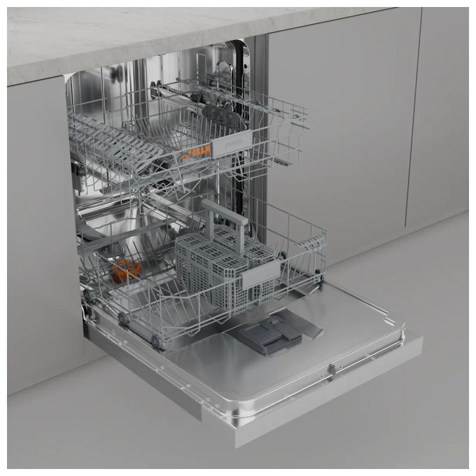 60 cm Geschirrspüler unterbaufähig leise 14 Maßgedecke aquaStop Funktion Auto Open (Silber) GU642C90X 