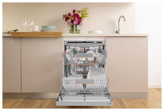 60 cm Geschirrspüler unterbaufähig Sehr leise 16 Maßgedecke aquaStop Funktion Auto Open GU663A67X 