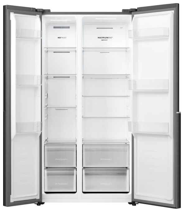 Side-by-Side Kühl-/ Gefrierkombination 347 l / 197 l 317 kWh NoFrost 1786 mm x 911 mm  NRS917E41BX (Schwarz) 