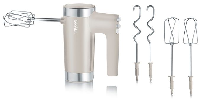 Handmixer 600 W 7 Stufen  HM508 Family Line (Graubraun) 