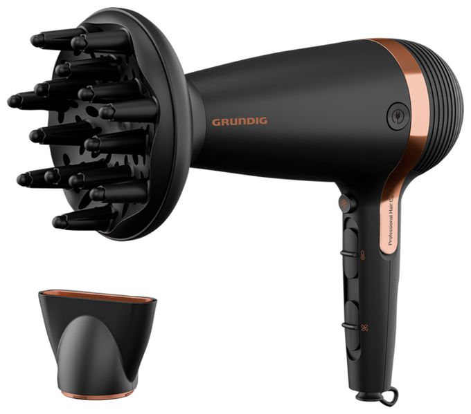 Haartrockner 2100 W (Schwarz, Rosa-Goldfarben) HD7081 NaturaShine 