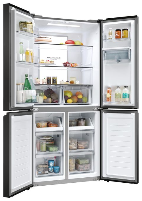 Side-by-Side Kühl-/ Gefrierkombination 307 l / 156 l 232 kWh NoFrost 1815 mm x 833 mm  HCR7818DWPT (Schwarz) 