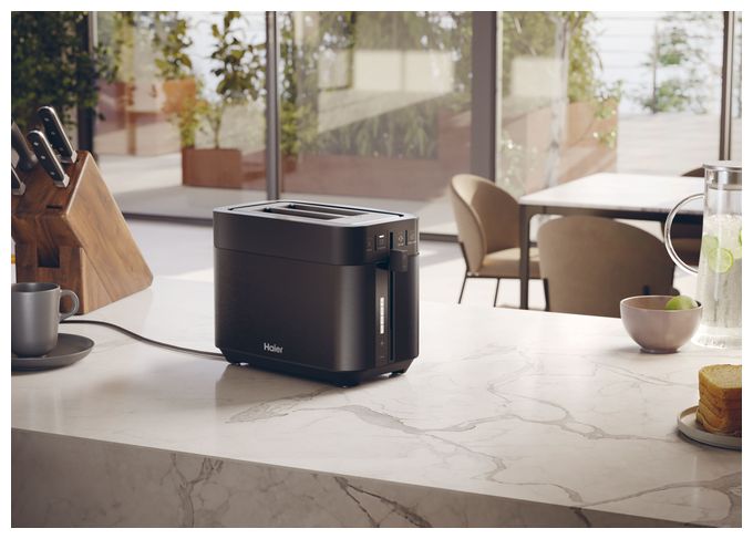 Toaster 1150 W 4 Scheibe(n) 7 Stufen  HTO5A3011 (Schwarz) 