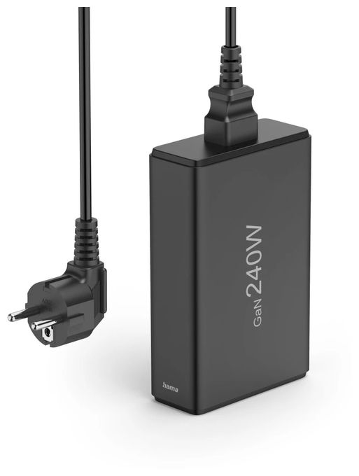 00201977 Schnellladegerät, 4xUSB-C, 1xUSB-A, PD, max. 240 W 