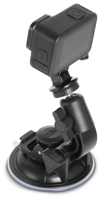 004560 Saugnapf-Halterung für Action Cams 