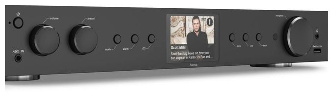 Bluetooth DAB, DAB+, FM Radio Persönlich  054256 DIT2105 (Schwarz) 