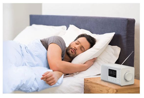 Bluetooth DAB, DAB+, FM Radio Persönlich  054297 DR1001BT (Weiß) 